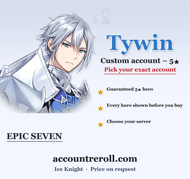 Tywin Epic Seven Custom Account