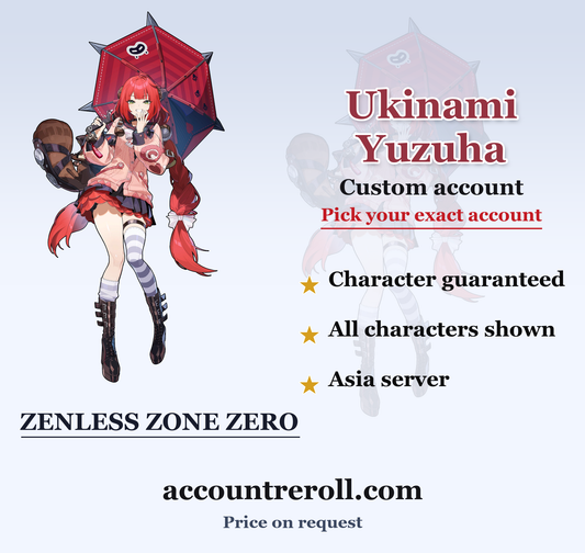 Ukinami Yuzuha Zenless Zone Zero Custom Account