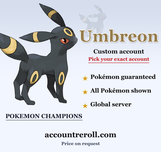 Umbreon Pokemon Champions Custom Account