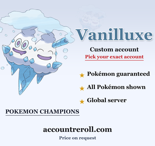 Vanilluxe Pokemon Champions Custom Account