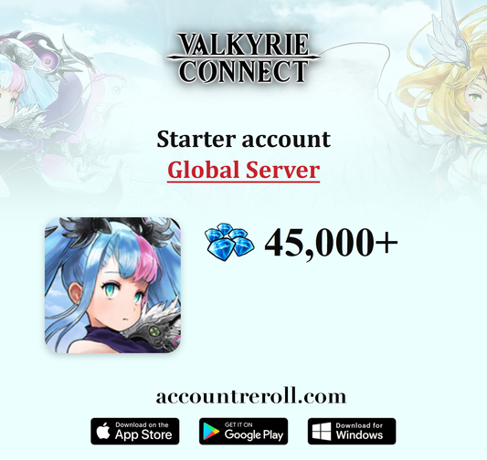 Valkyrie Connect Starter Account with FAIRY TAIL Collab Heroes [Global]