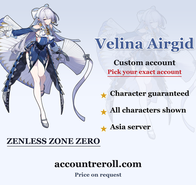 Velina Airgid Zenless Zone Zero Custom Account