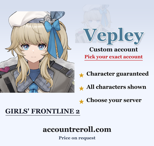Vepley Girls' Frontline 2 Custom Account