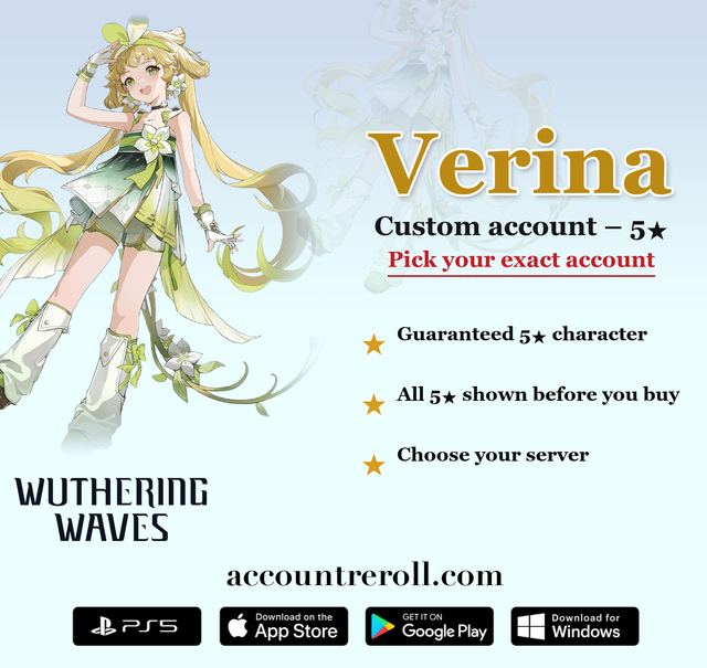 Verina Wuthering Waves Custom Account