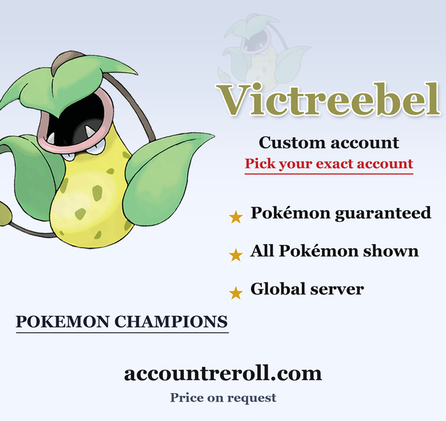 Victreebel Pokemon Champions Custom Account