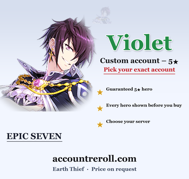 Violet Epic Seven Custom Account
