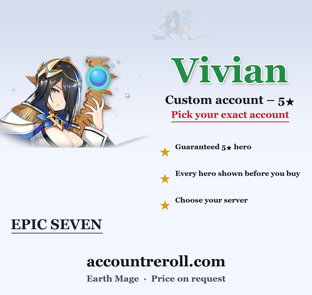 Vivian Epic Seven Custom Account