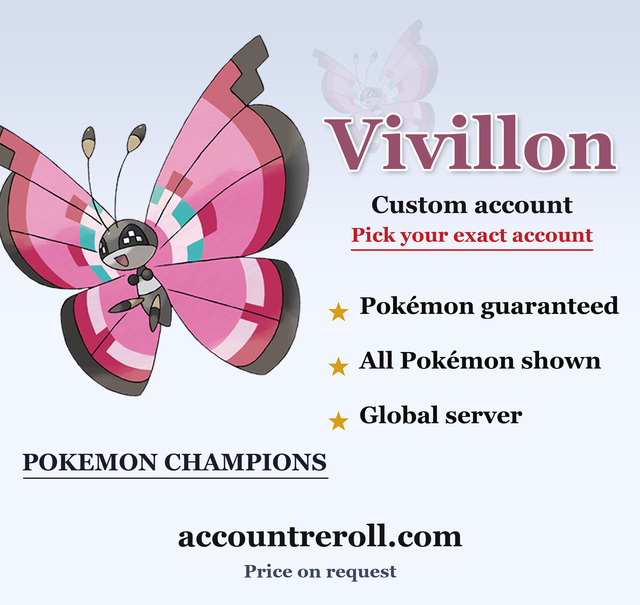 Vivillon Pokemon Champions Custom Account