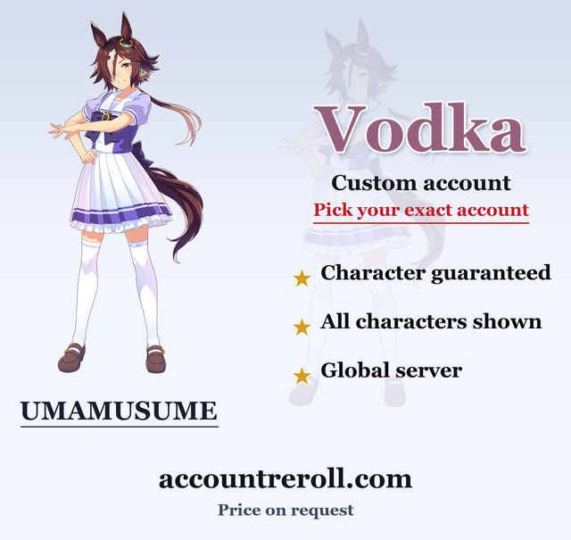 Vodka Umamusume Custom Account