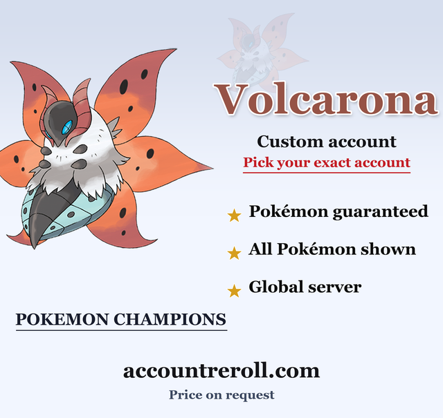 Volcarona Pokemon Champions Custom Account