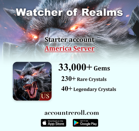 Watcher of Realms Starter Account [America]