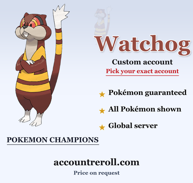 Watchog Pokemon Champions Custom Account