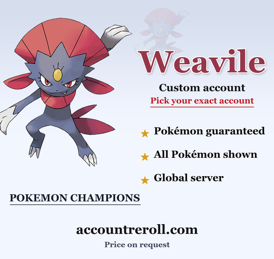 Weavile Pokemon Champions Custom Account