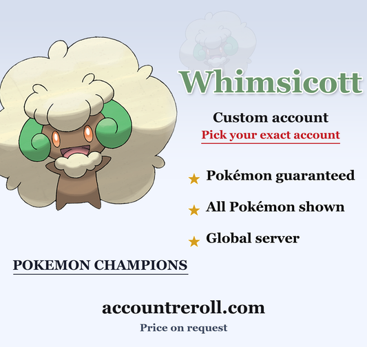 Whimsicott Pokemon Champions Custom Account