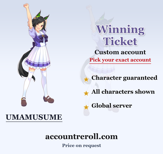 Winning Ticket Umamusume Custom Account