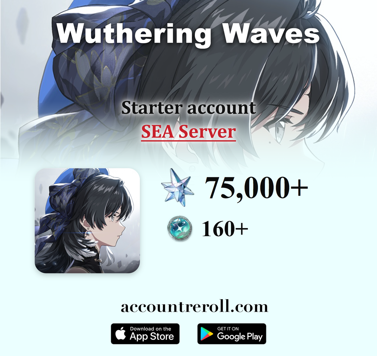 Wuthering Waves Starter Account with Resources [SEA]