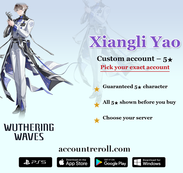 Xiangli Yao Wuthering Waves Custom Account