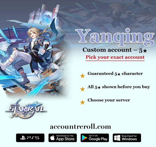 Yanqing Honkai Star Rail Custom Account