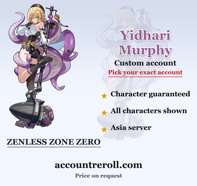 Yidhari Murphy Zenless Zone Zero Custom Account