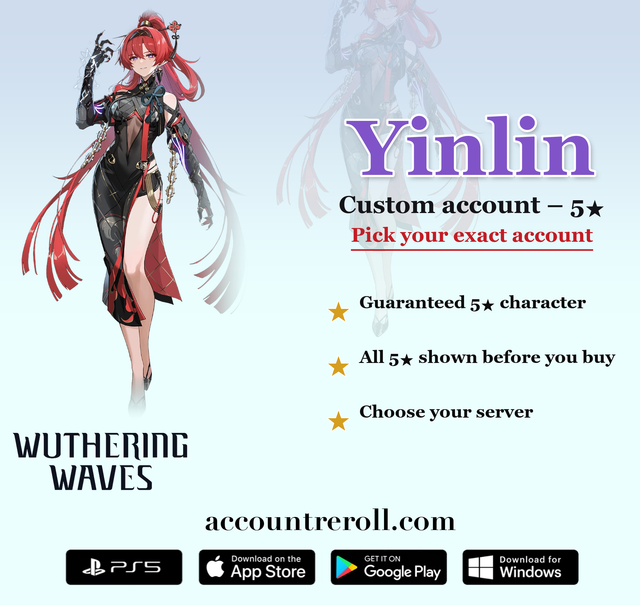 Yinlin Wuthering Waves Custom Account
