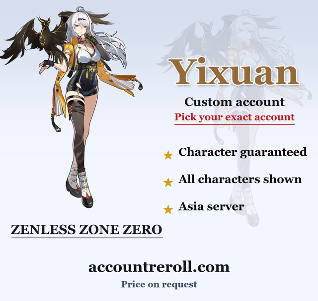 Yixuan Zenless Zone Zero Custom Account