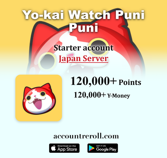 Yo-kai Watch Puni Puni Starter Account with Points [Japan]