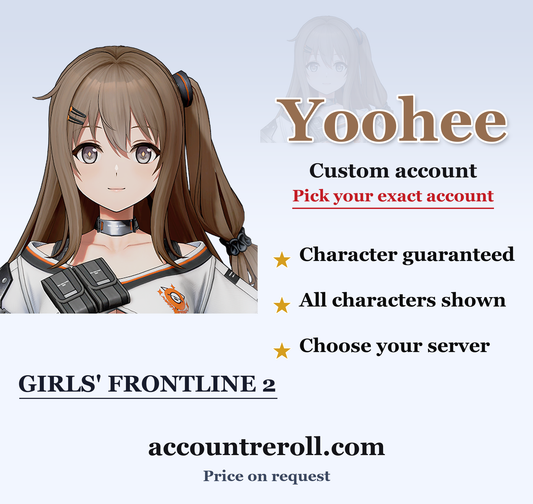 Yoohee Girls' Frontline 2 Custom Account