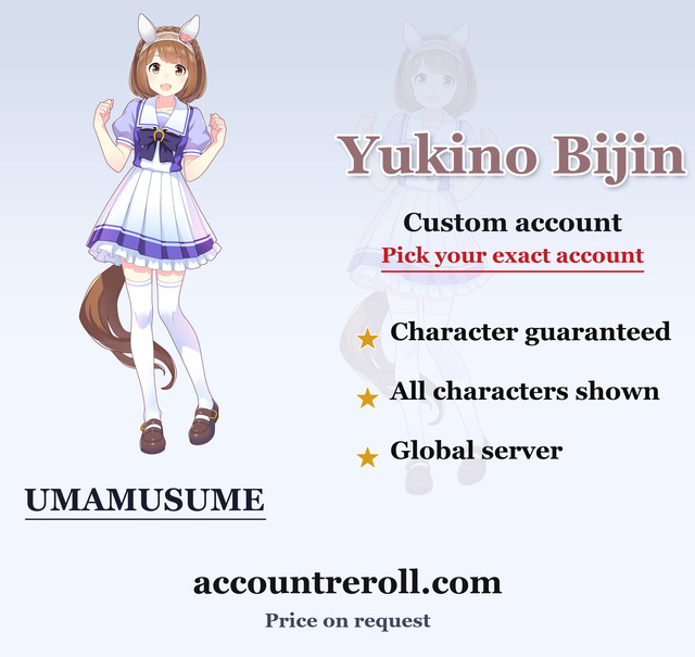 Yukino Bijin Umamusume Custom Account