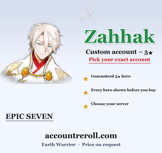 Zahhak Epic Seven Custom Account
