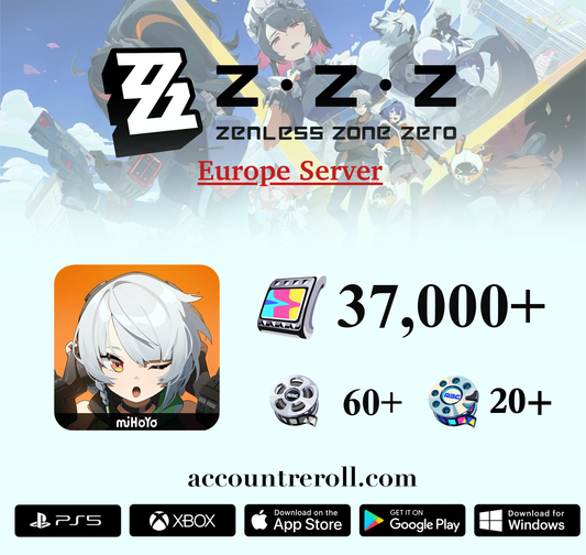 Zenless Zone Zero ZZZ Reroll Account [Europe]