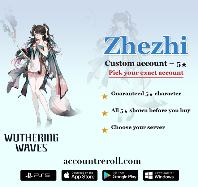 Zhezhi Wuthering Waves Custom Account