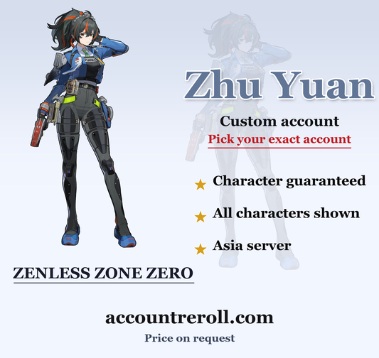 Zhu Yuan Zenless Zone Zero Custom Account